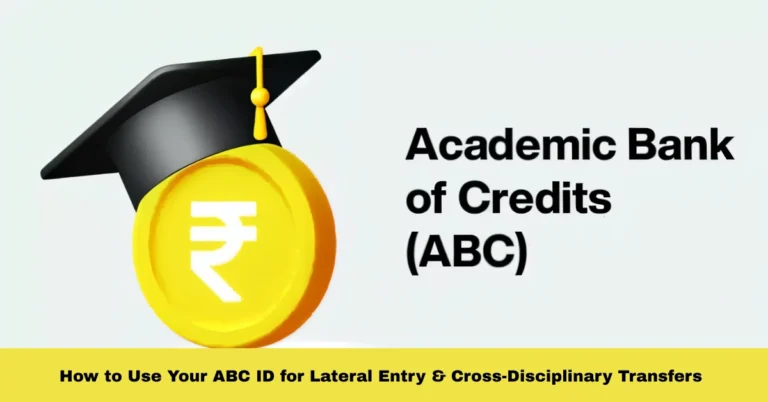 How to Use Your ABC ID for Lateral Entry & Cross-Disciplinary Transfers